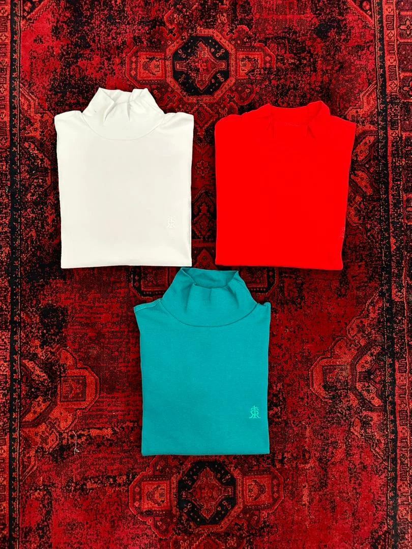 تیشرت آستین بلند یقه5سانتی کد8887